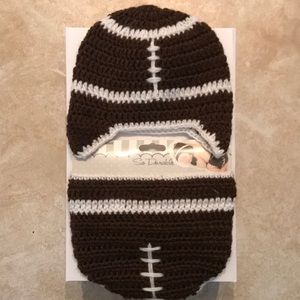 "So Dorable" crocheted football outfit